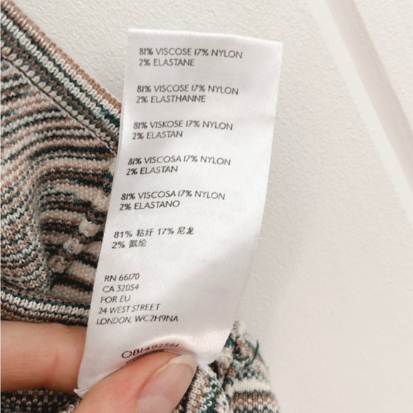 Anthropologie Reed Sweater Corset Top Bralette Cropped Neutral Women Small - Picture 12 of 14